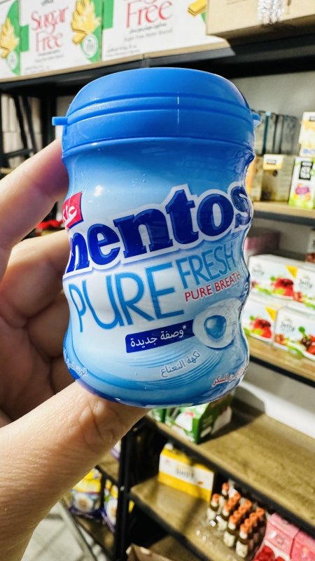 علكه منتوس بطعم النعناع بدون سكر مضاف 60غم