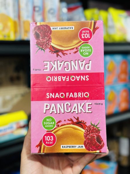 علبه بانكيك بحشوه التوت البري بدون سكر مضاف 45غم